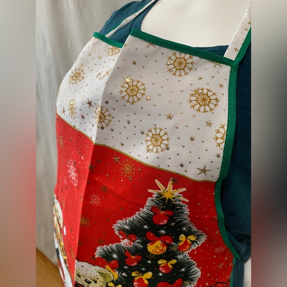 Christmas apron holiday apron mandil de navidad - Picture 4 of 9
